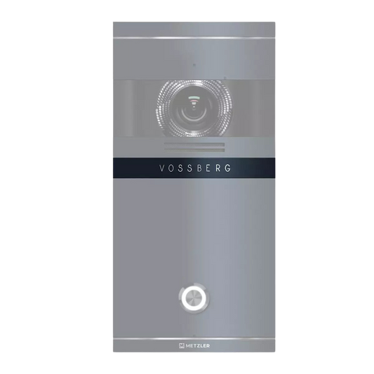 Metzler VDM10 Ersatz Namensschild mit Lasergravur selbstklebend für Versionen mit 1 Klingeltaster