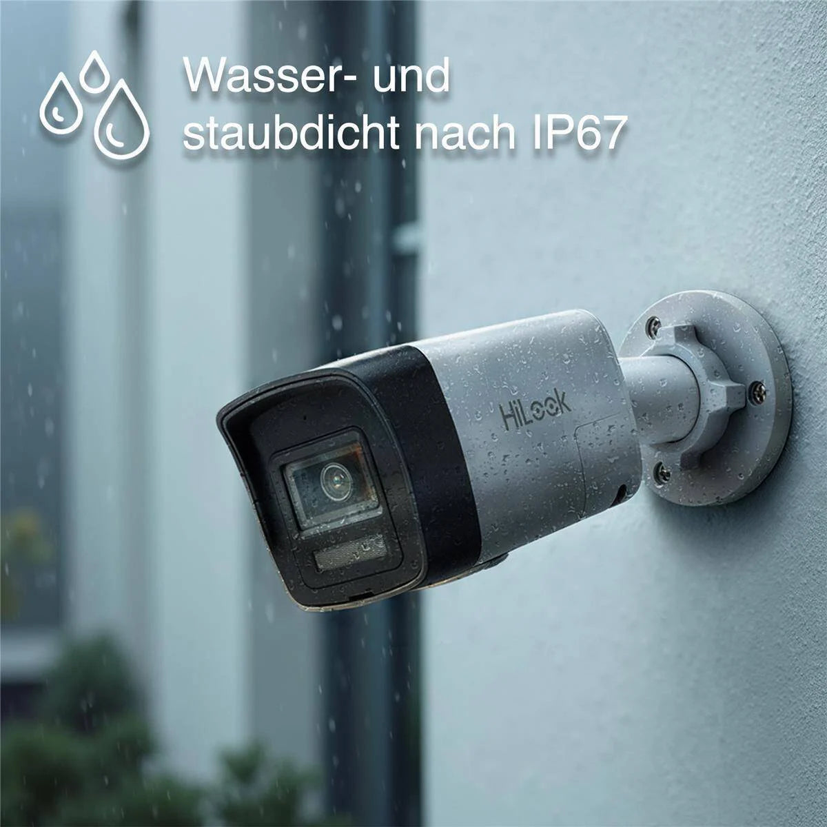 HiLook by HIKVISION 4K Video Überwachungskamera Bullet IPC-B180HA-LUF (2.8mm)