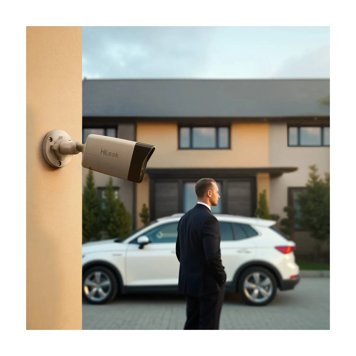 HiLook by HIKVISION 4K Video Überwachungskamera Bullet IPC-B180HA-LUF (2.8mm)