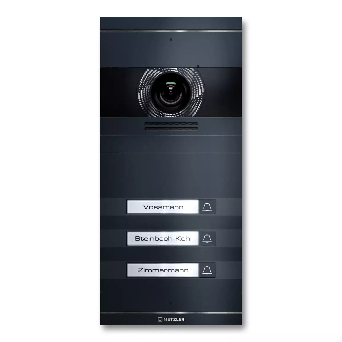 Metzler VDM10 2.0 Neo | 3 Klingeltaster | Austauschbare Namensschilder