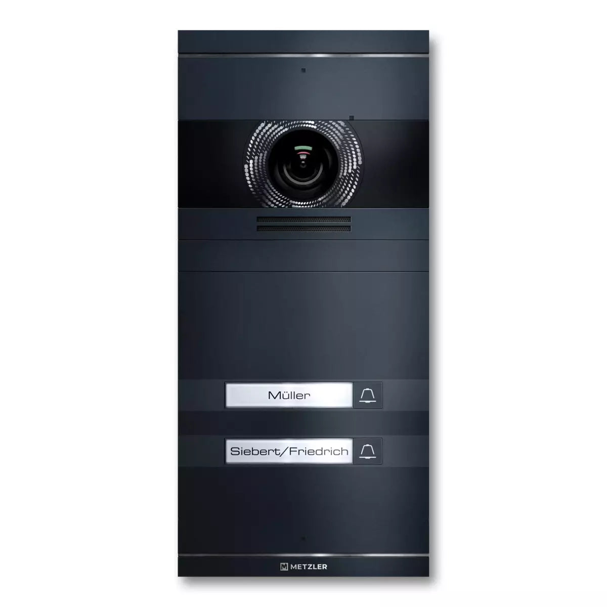 Metzler VDM10 2.0 Neo | 2 Klingeltaster | Austauschbare Namensschilder
