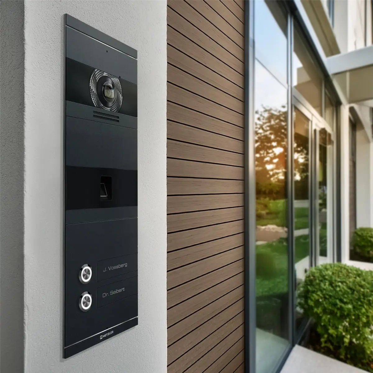 Metzler VDM10 2.0 Niko | 2 Klingeltaster | Fingerabdruck & RFID Leser