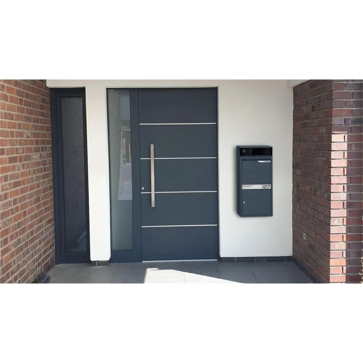 Metzler Paketbox mit VDM10 2.0 Video-Türsprechanlage | 1 Klingeltaster