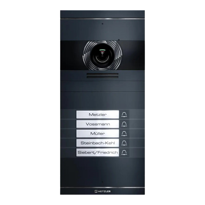 Metzler VDM10 2.0 Neo | 5 Klingeltaster | Austauschbare Namensschilder