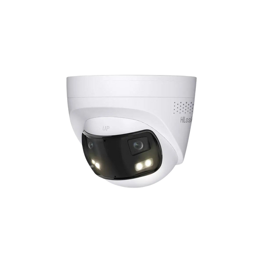 HiLook by Hikvision Netzwerkkamera | 8 MP Smart Hybrid Light | 180° Weitwinkel | IPC-T280HAD-LUF/SL