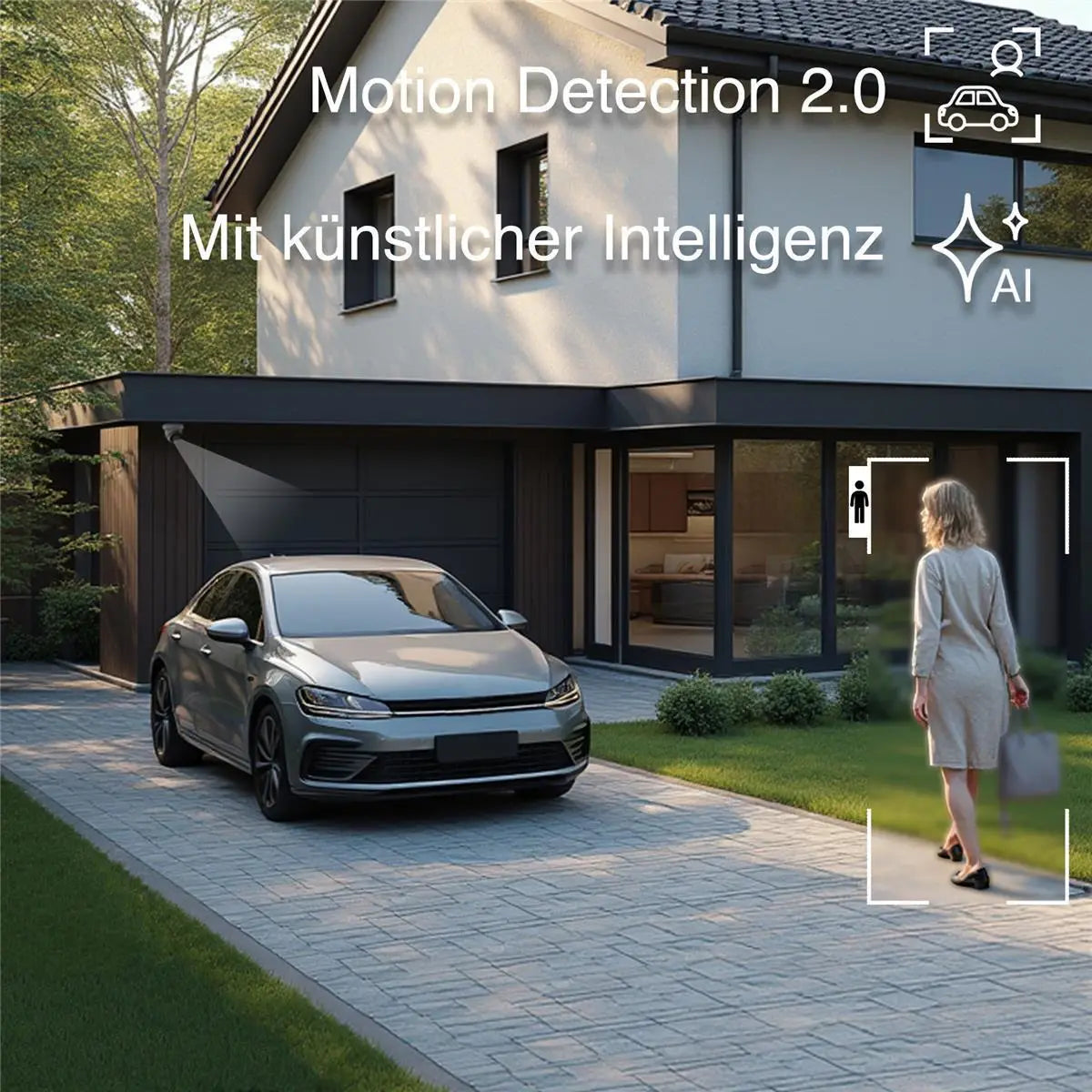 HiLook by HIKVISION 4K Video Überwachungskamera Turret IPC-T280HA-LUF (2.8mm)