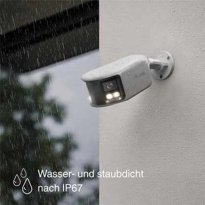 HiLook by Hikvision Netzwerkkamera | 8 MP Smart Hybrid Light | Personenerkennung Fahrzeugerkennung | IPC-B480HAD-LUF/SL