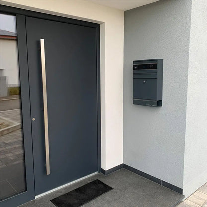 Metzler Briefkasten mit VDM10 2.0 Video-Türsprechanlage | 1 Klingel | RAL7016 Anthrazit