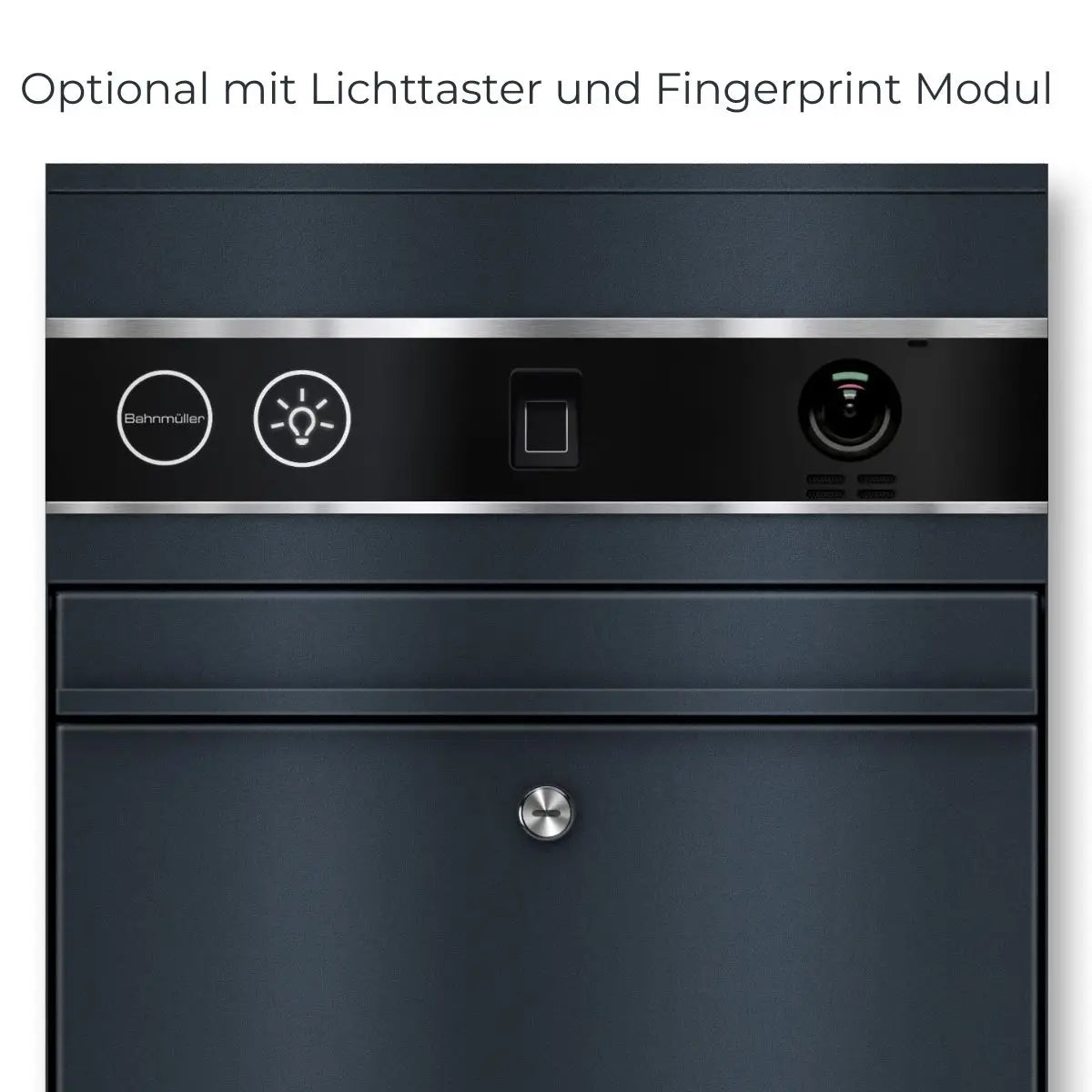 Metzler Briefkasten mit VDM10 2.0 Video-Türsprechanlage | 1 Klingel | RAL7016 Anthrazit